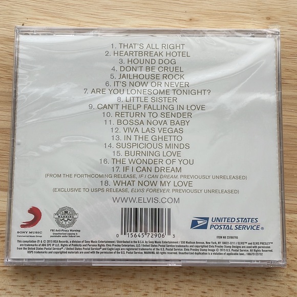 3/25$ ELVIS PRESLEY CD - Picture 3 of 4